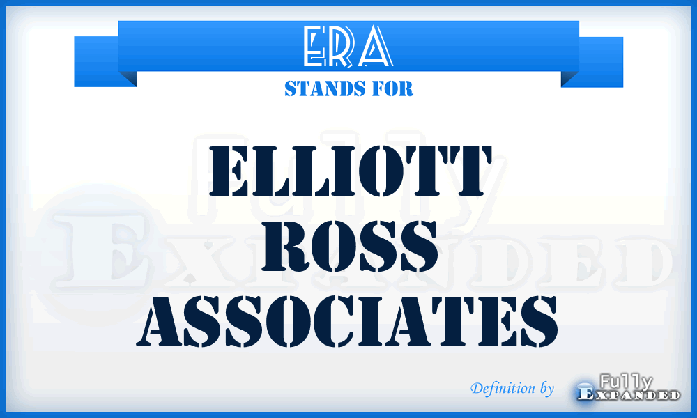 ERA - Elliott Ross Associates