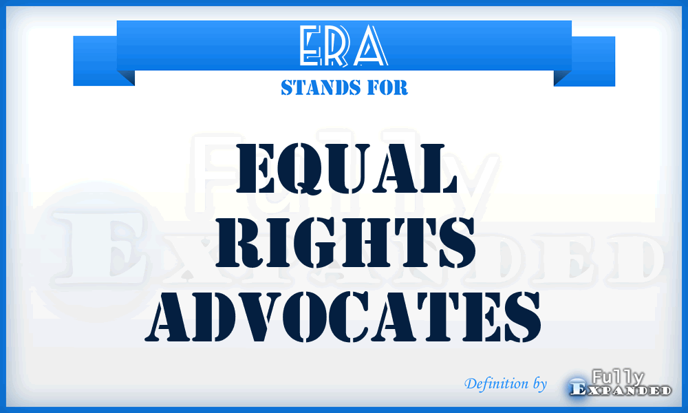 ERA - Equal Rights Advocates