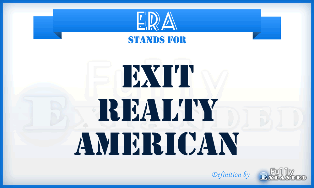 ERA - Exit Realty American