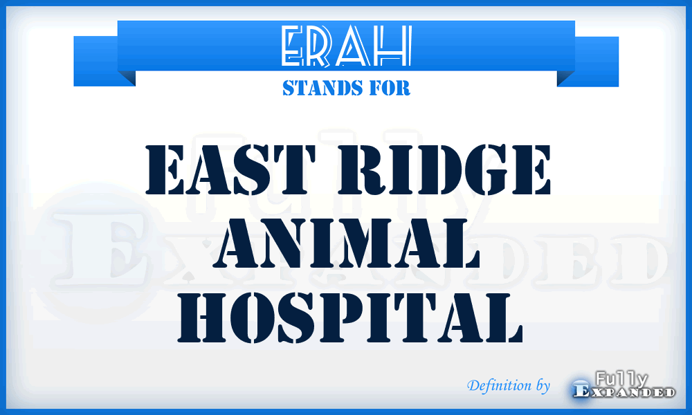 ERAH - East Ridge Animal Hospital