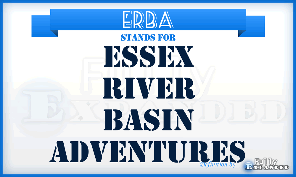 ERBA - Essex River Basin Adventures