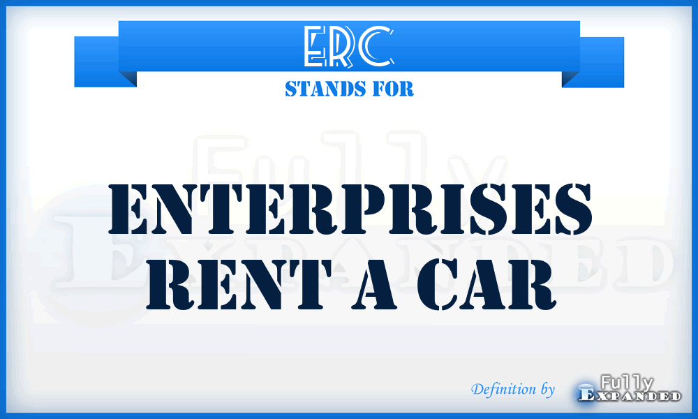 ERC - Enterprises Rent a Car