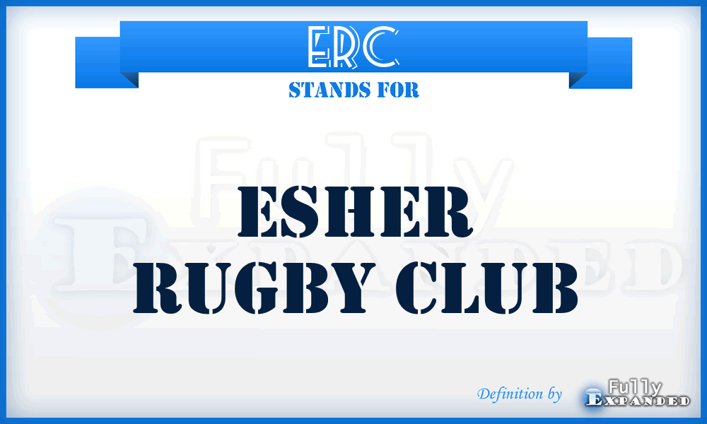 ERC - Esher Rugby Club