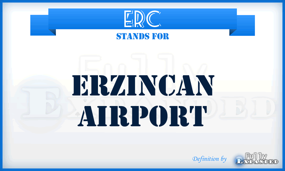 ERC - Erzincan airport