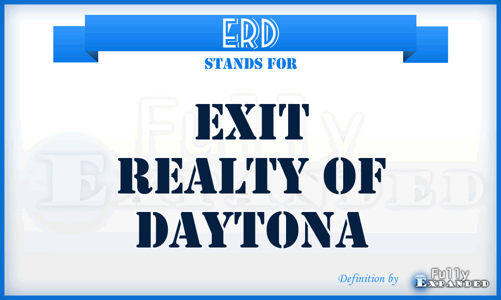 ERD - Exit Realty of Daytona