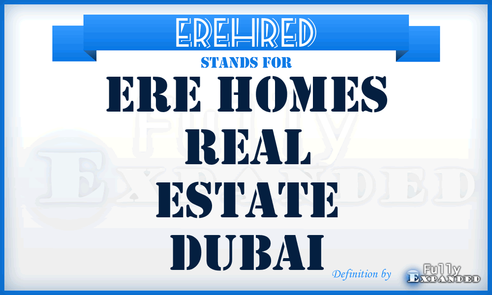 EREHRED - ERE Homes Real Estate Dubai