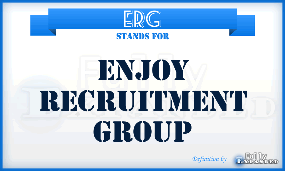 ERG - Enjoy Recruitment Group