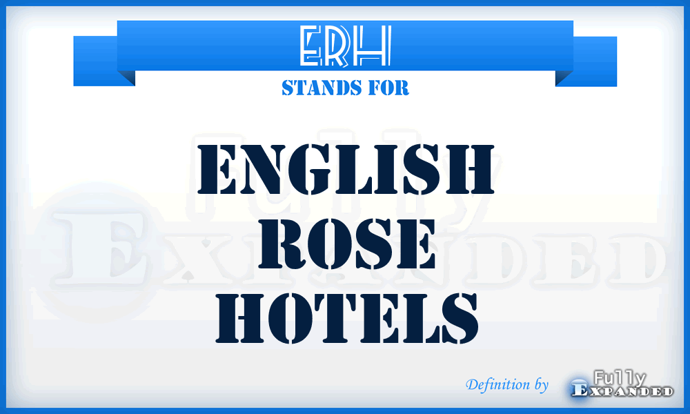 ERH - English Rose Hotels