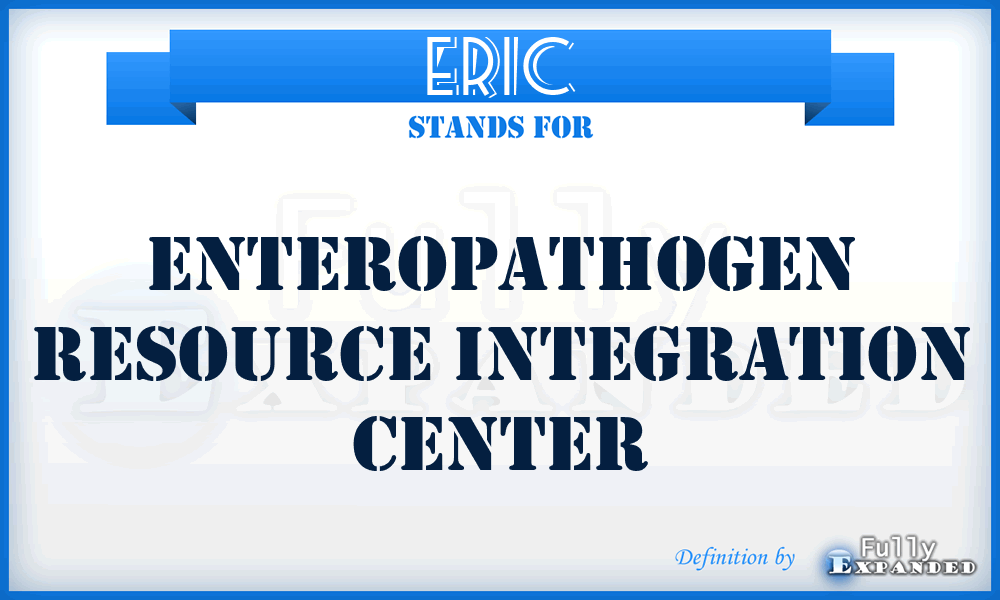 ERIC - Enteropathogen Resource Integration Center