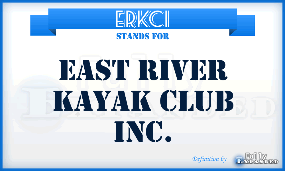ERKCI - East River Kayak Club Inc.