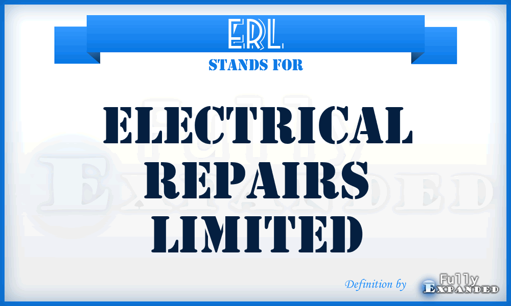 ERL - Electrical Repairs Limited