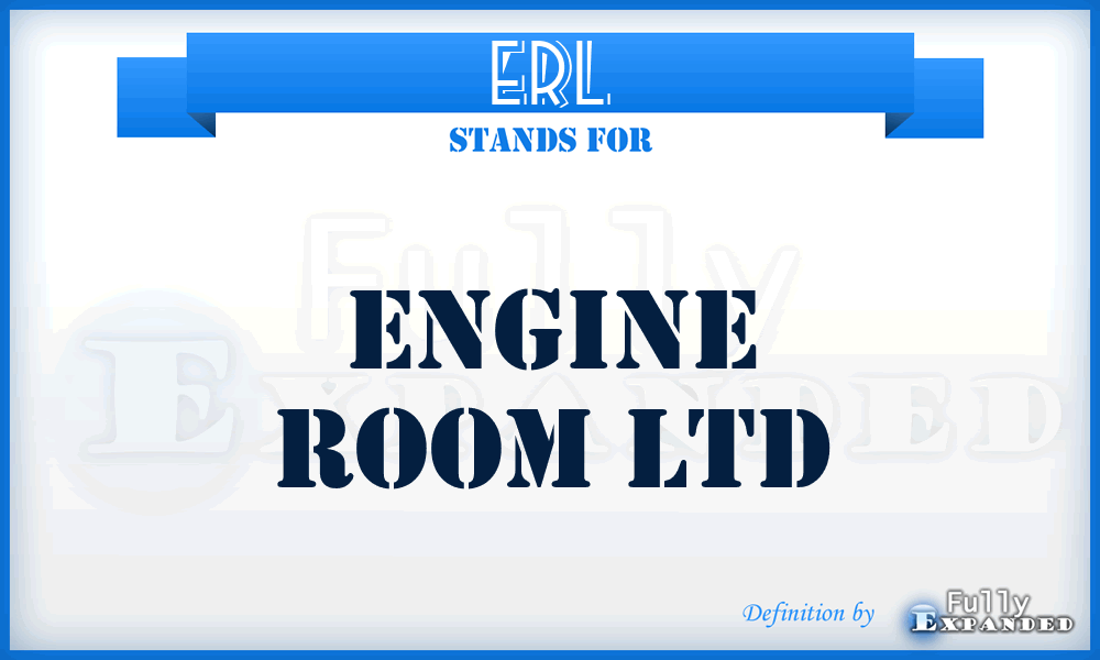 ERL - Engine Room Ltd