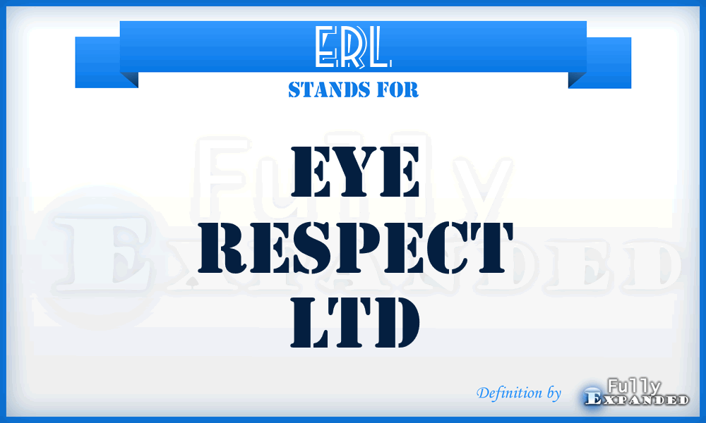 ERL - Eye Respect Ltd