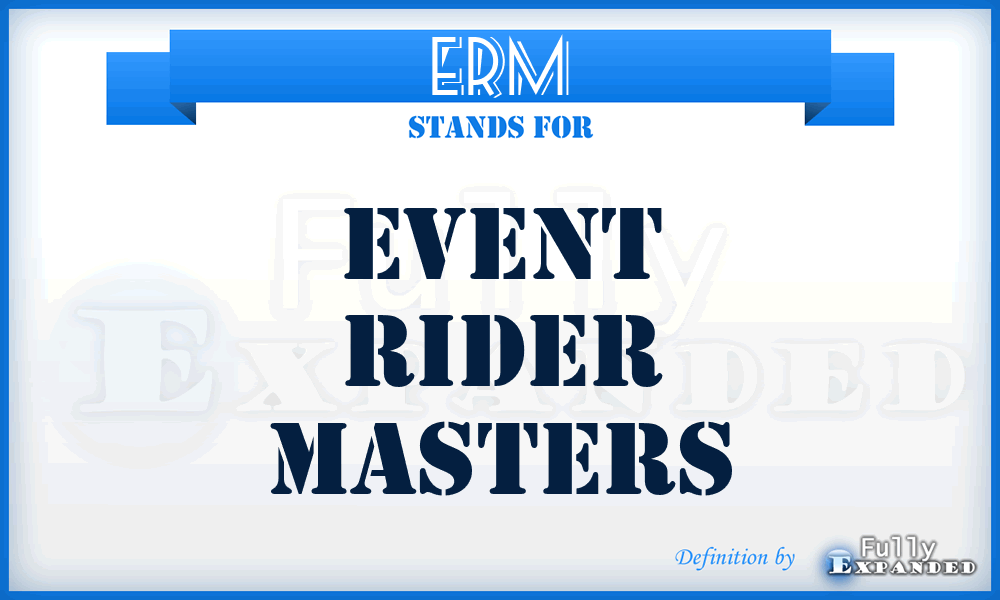 ERM - Event Rider Masters