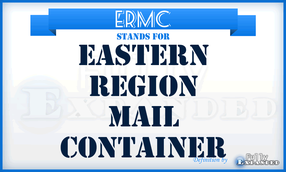 ERMC - Eastern Region Mail Container