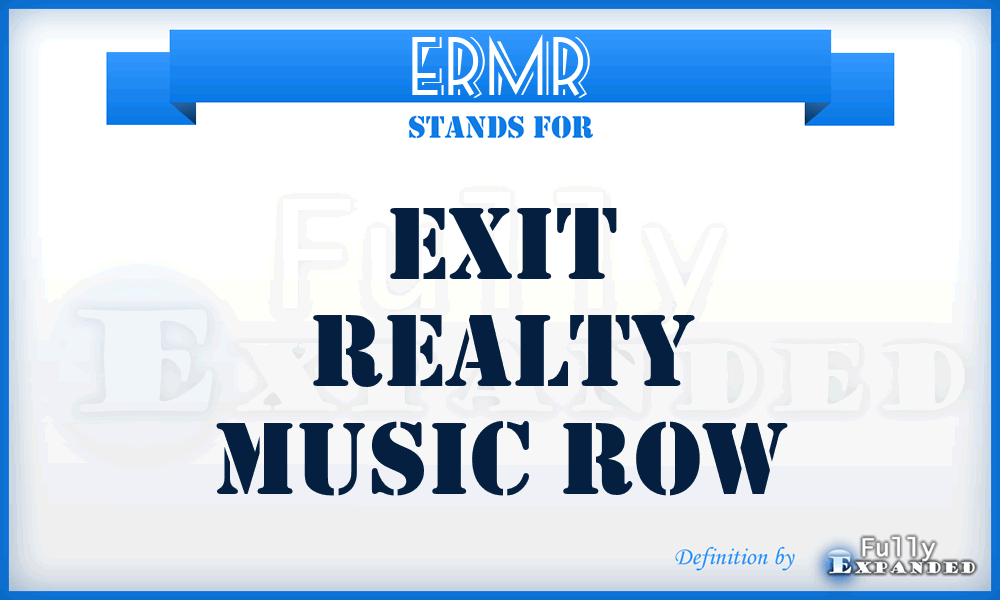 ERMR - Exit Realty Music Row