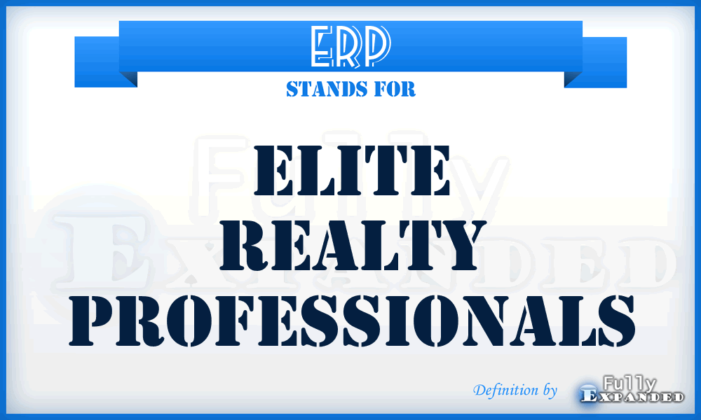 ERP - Elite Realty Professionals