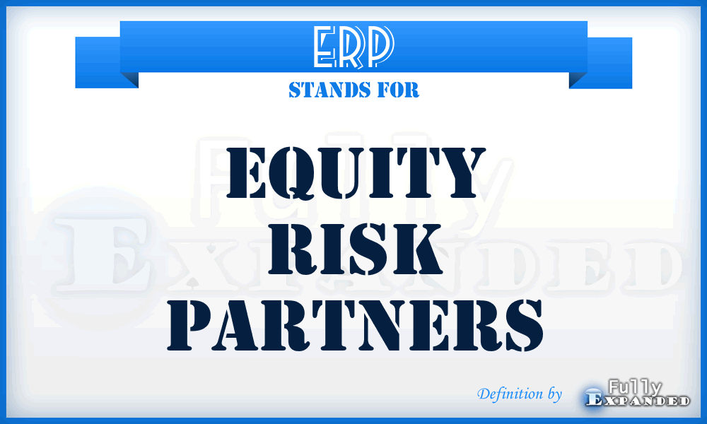 ERP - Equity Risk Partners