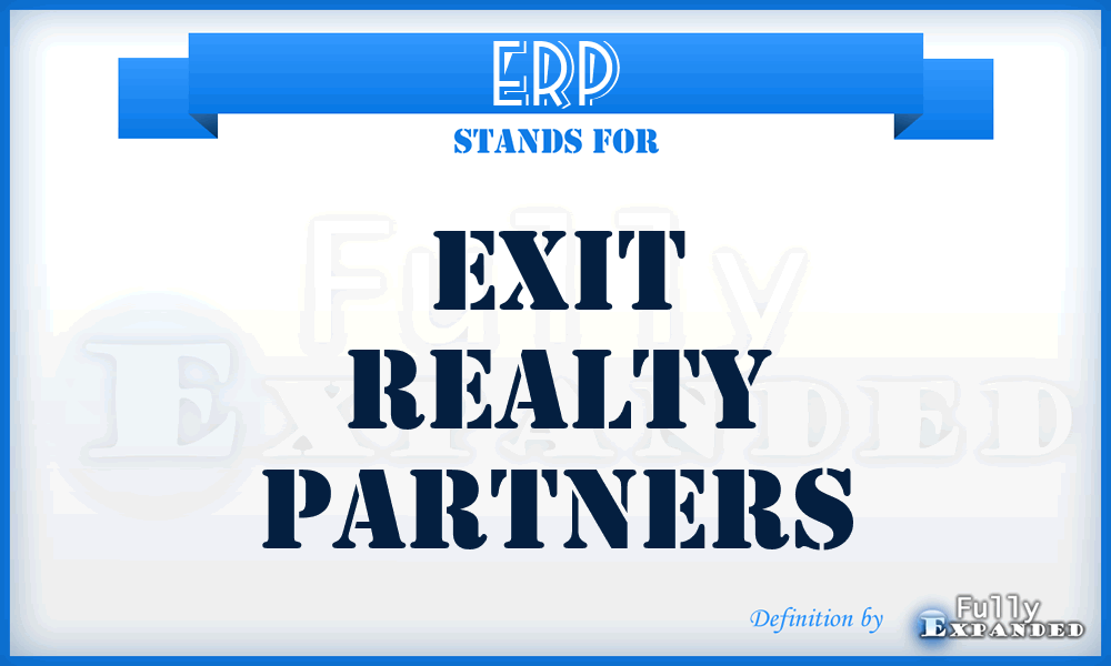 ERP - Exit Realty Partners
