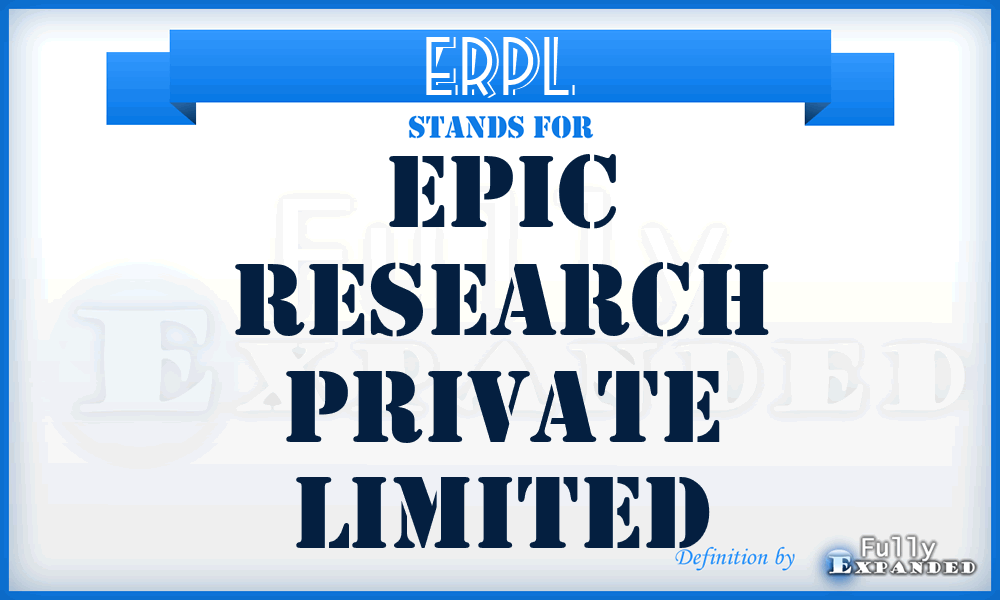 ERPL - Epic Research Private Limited