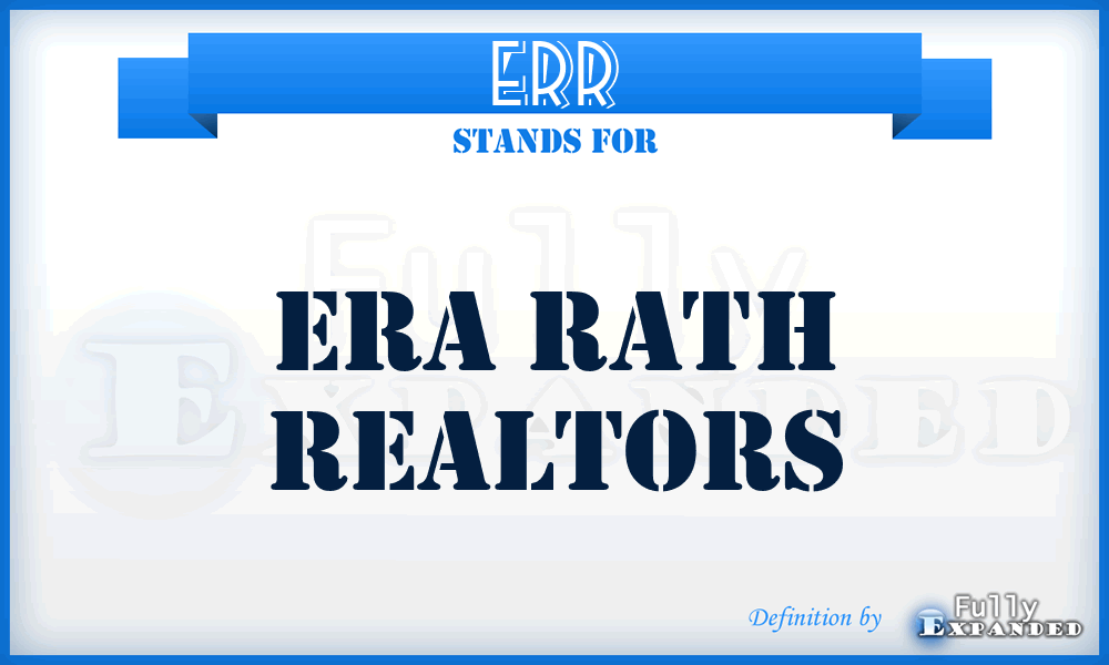 ERR - Era Rath Realtors