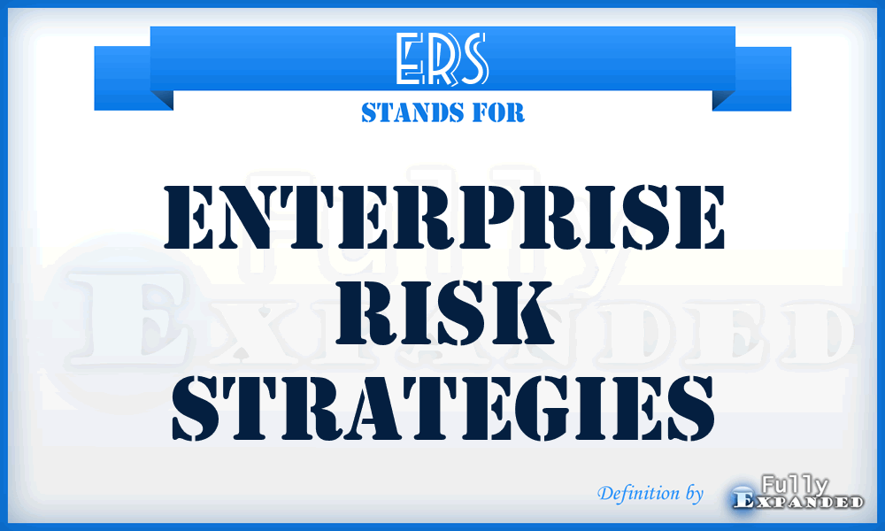 ERS - Enterprise Risk Strategies