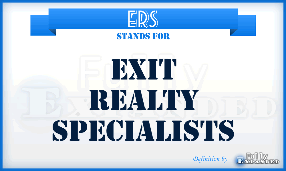 ERS - Exit Realty Specialists