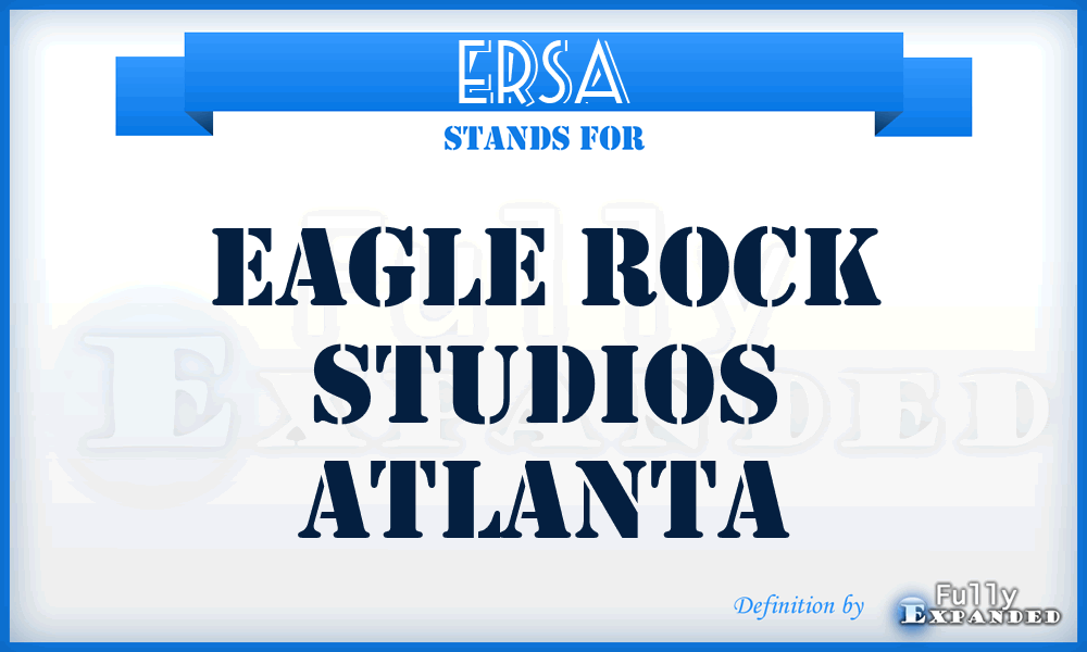 ERSA - Eagle Rock Studios Atlanta