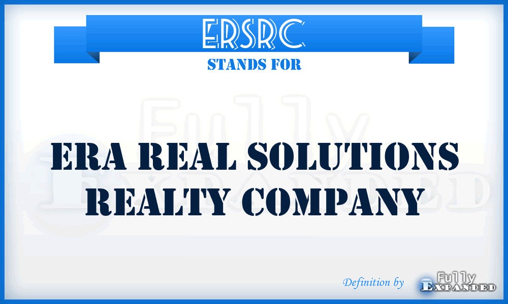 ERSRC - Era Real Solutions Realty Company