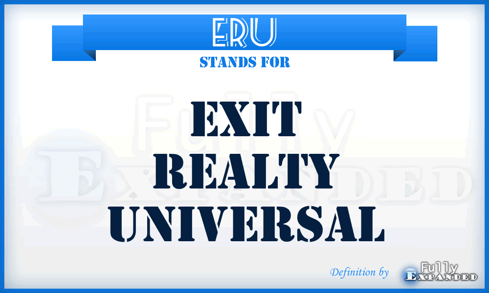 ERU - Exit Realty Universal