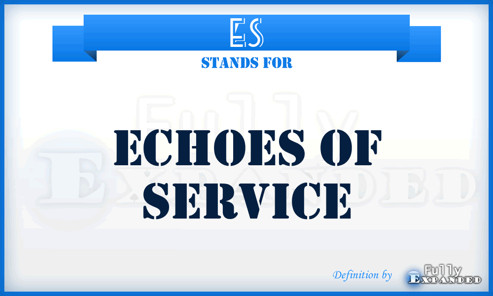 ES - Echoes of Service