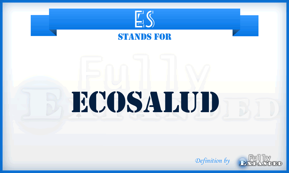 ES - EcoSalud