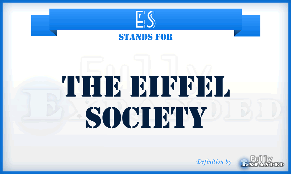 ES - The Eiffel Society