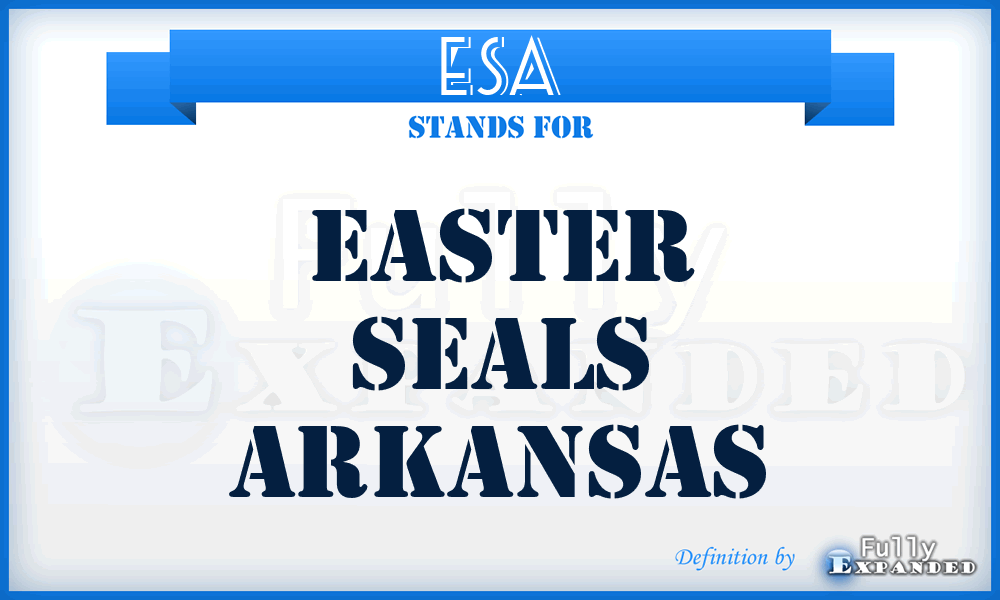 ESA - Easter Seals Arkansas