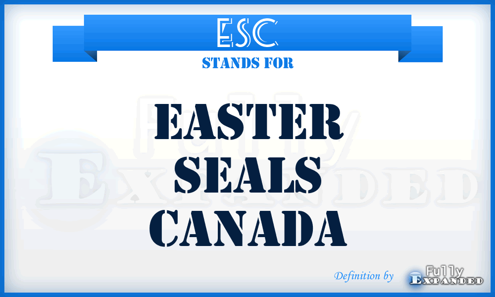 ESC - Easter Seals Canada