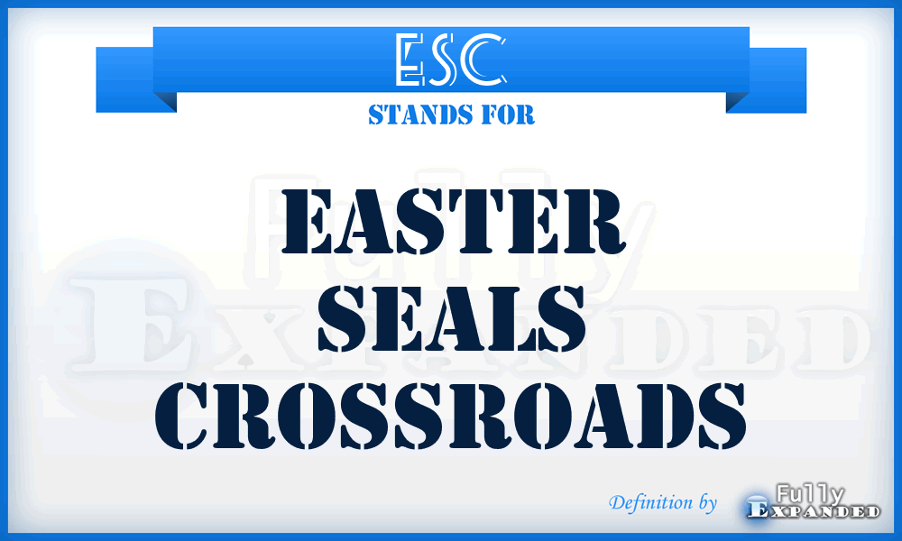 ESC - Easter Seals Crossroads
