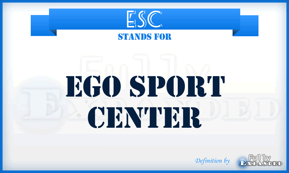 ESC - Ego Sport Center