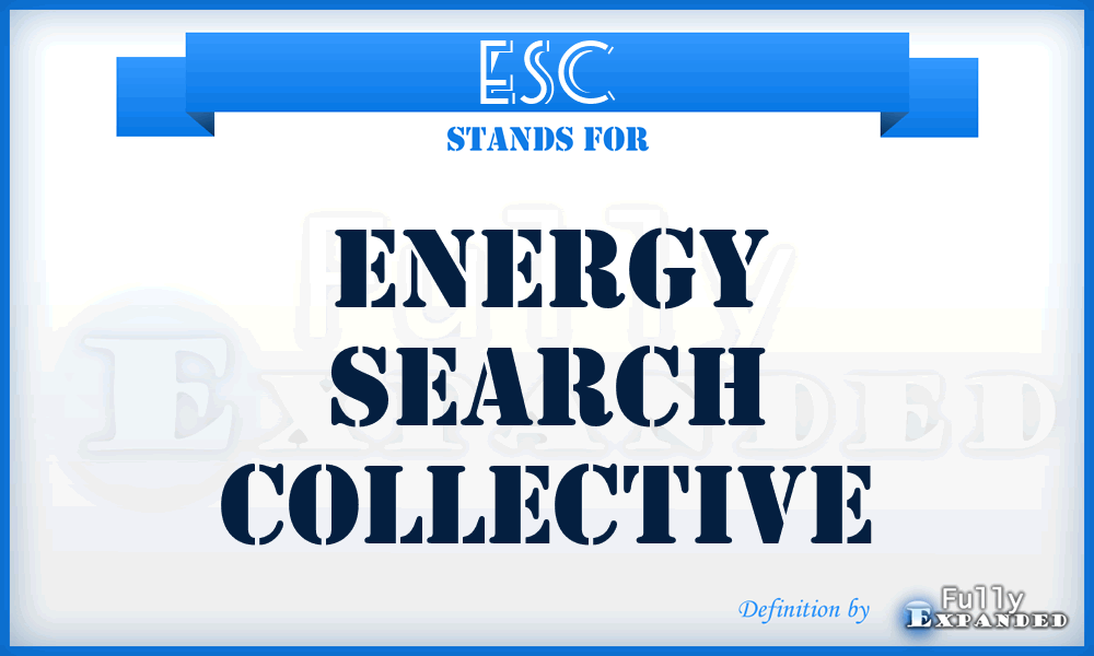 ESC - Energy Search Collective