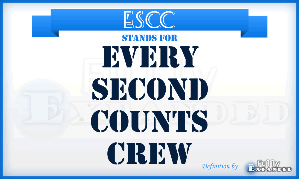 ESCC - Every Second Counts Crew