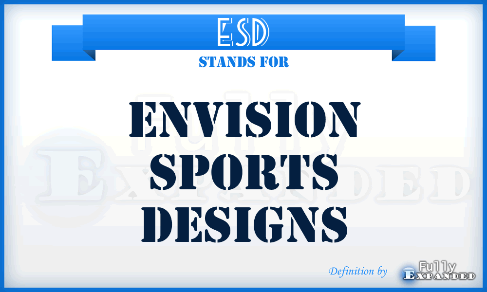 ESD - Envision Sports Designs