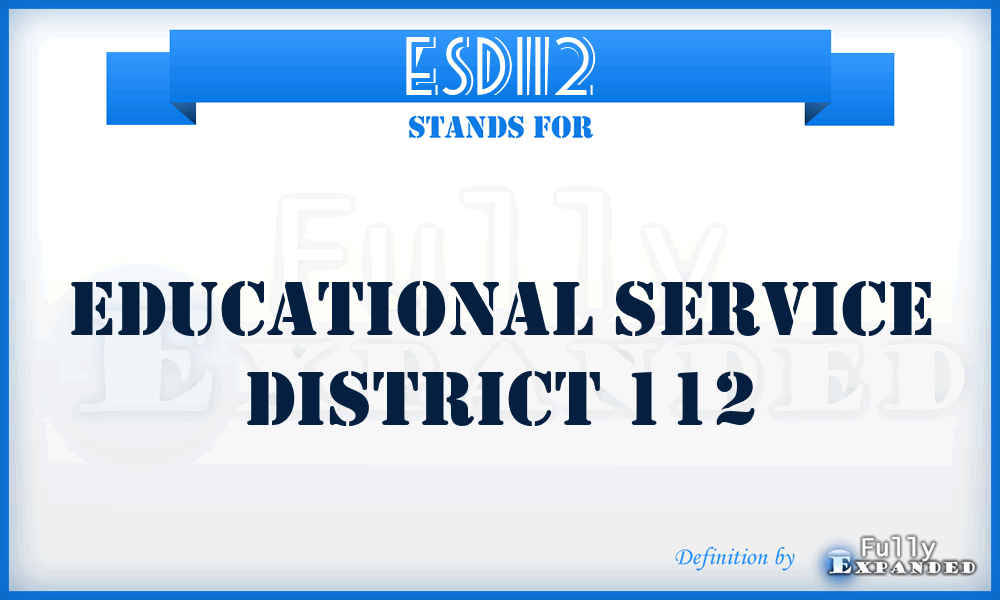 ESD112 - Educational Service District 112