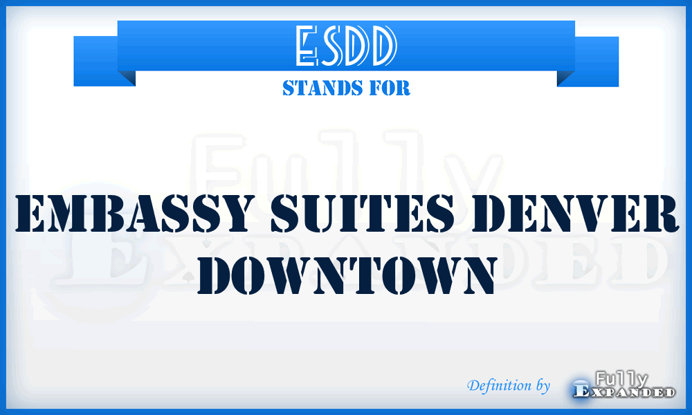 ESDD - Embassy Suites Denver Downtown