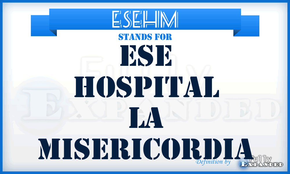 ESEHM - ESE Hospital la Misericordia