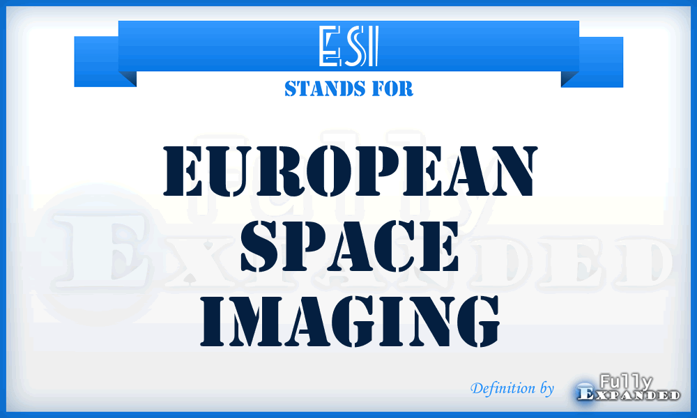 ESI - European Space Imaging