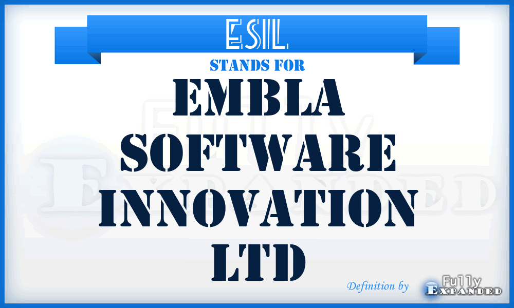 ESIL - Embla Software Innovation Ltd