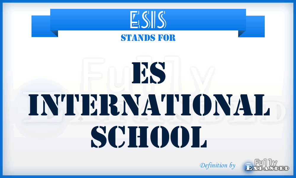 ESIS - ES International School