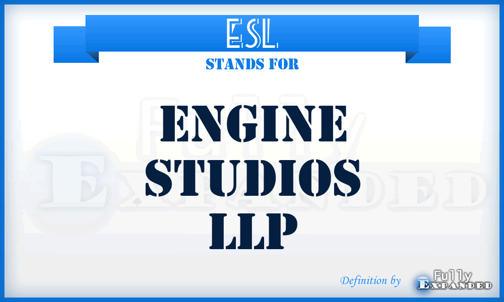 ESL - Engine Studios LLP