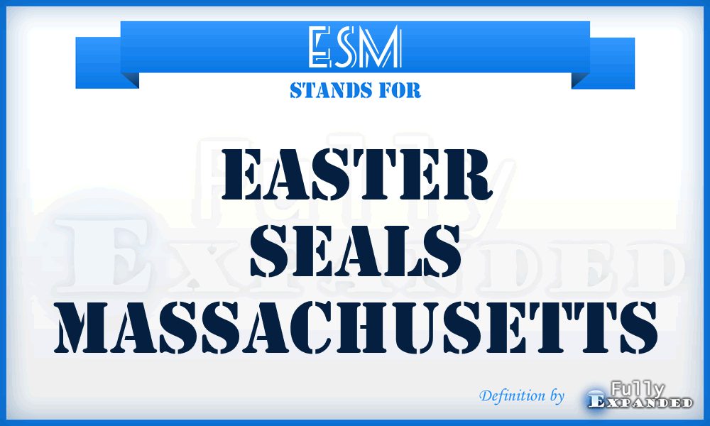 ESM - Easter Seals Massachusetts