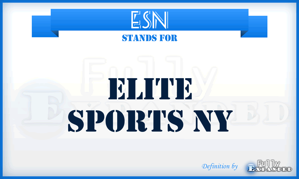 ESN - Elite Sports Ny