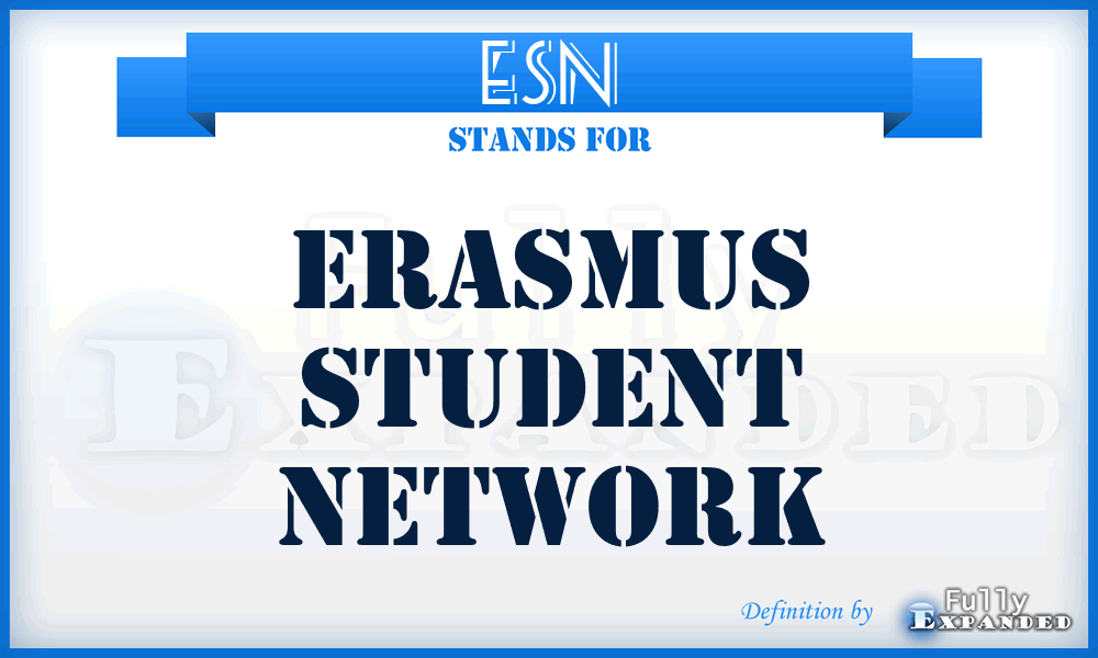 ESN - Erasmus Student Network